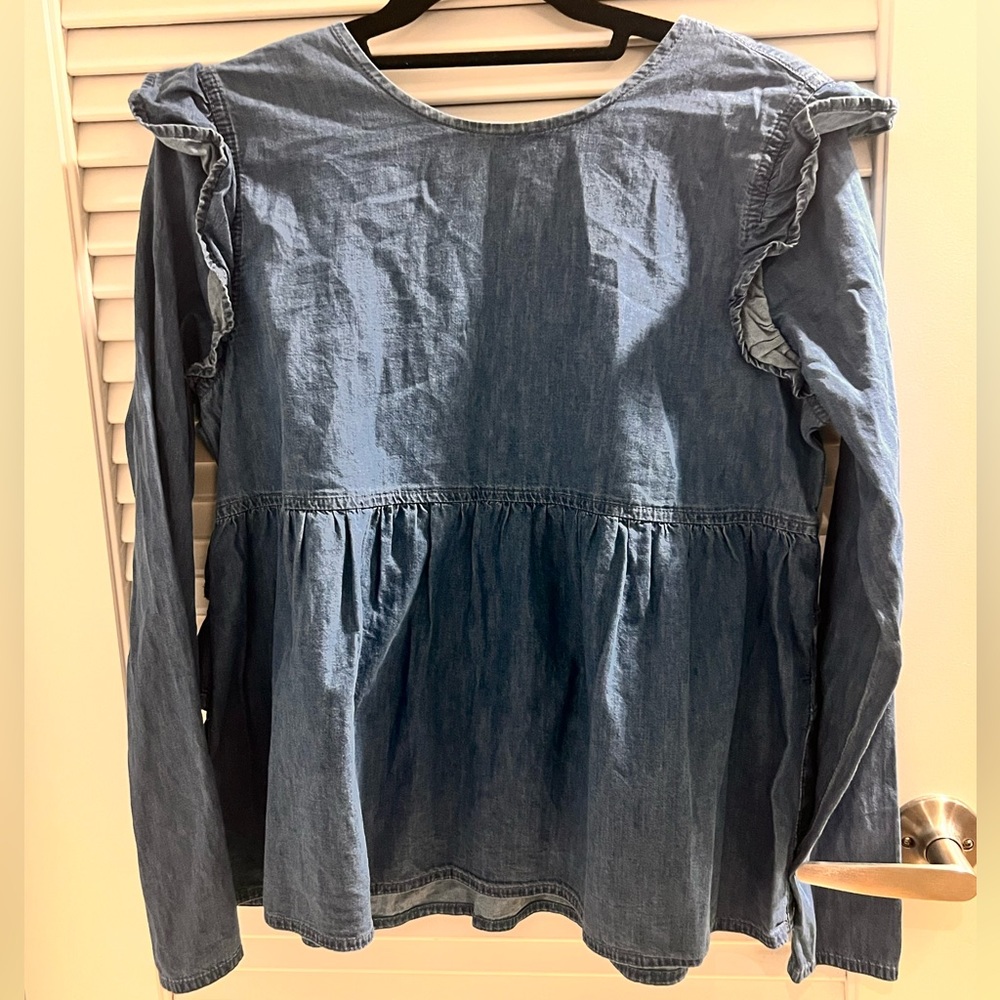 ASOS denim top size 8